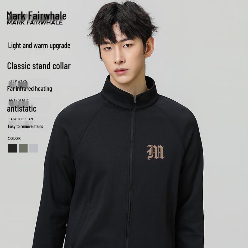 Mark Fairwhale Men's Autumn Loose Fit Stand-collar Casual Jacket