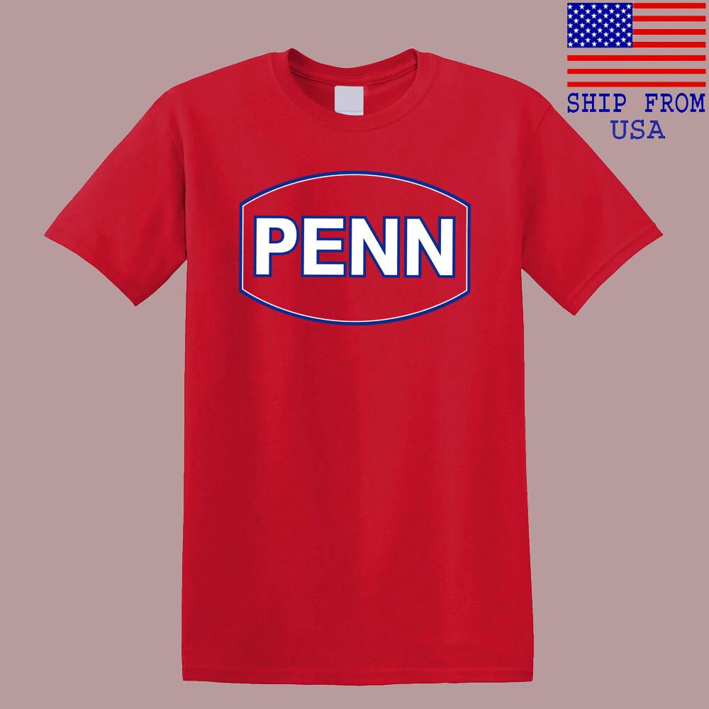 PENN Fishing Men#039;s Red Size S5XL Unisex T-Shirt L