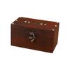 Vintage Jewelry Storage Box with a Lock Retro Style Desktop Organizer Collection Gift Box  Home Use