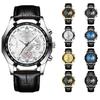 Men's Waterproof Luminous Running Alarm Clock Watch