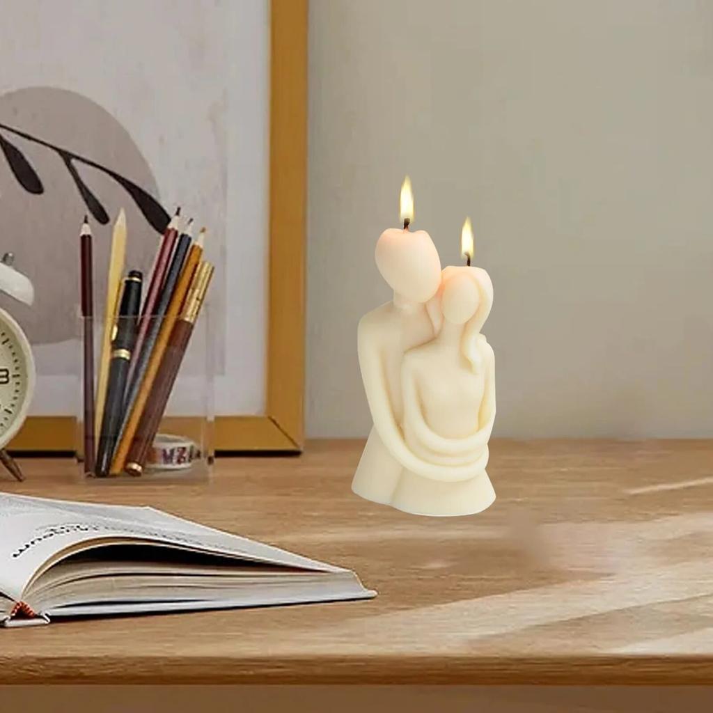 Romantic Embrace Couple Silicone Mold For Chocolate Mousse Cake Decoration Diy Aromatherapy Candle Making