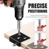7Pcs Professional Woodworking Centering Hinge Drill Bit Set Change Door Cabinet Window Hole Puncher Jig Guide