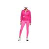 Nike Swoosh Run Logo Print Solid Color Half-Zip Jacket Women Jackets Pink DJ0925-607