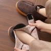 Unisex Openingswijdte Gesloten Achterkant Katoenen Pantoffels - Warm Antislip Rubberen Zool Binnen Buiten Senioren Ouderen Brede Gezwollen Voeten Huispantoffels
