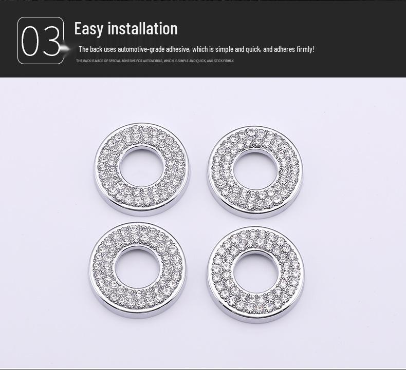 Mercedes-Benz GLC260/C200 Door Lift Cover & Decorative Ring for C200L/E300L Interiors