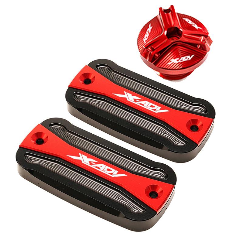 For HONDA XADV X-ADV 750 2017 2018    2022 2023 Motorcycle Brake Fluid Reservoir Master Cylinder Cap XADV750