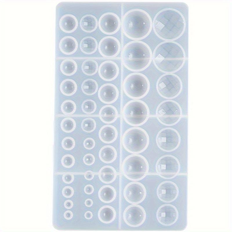 

1 PC Silicone Resin Casting Molds for Earrings Jewelry Making Transparent Round Shape Mold Set for DIY Craft Projects
