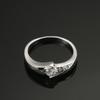 Classical Silver Color Cubic Zirconia Fashion Wedding & Engagement Ring Jewelry For Women ZYR504