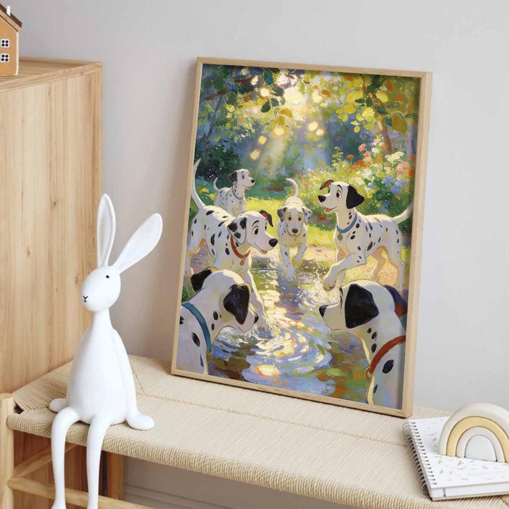 Disney Diamond Painting 5D DIY Full Circle Diamond Painting Kit Home Bedroom Wall Decor Crafts Dalmatian Dogs Art