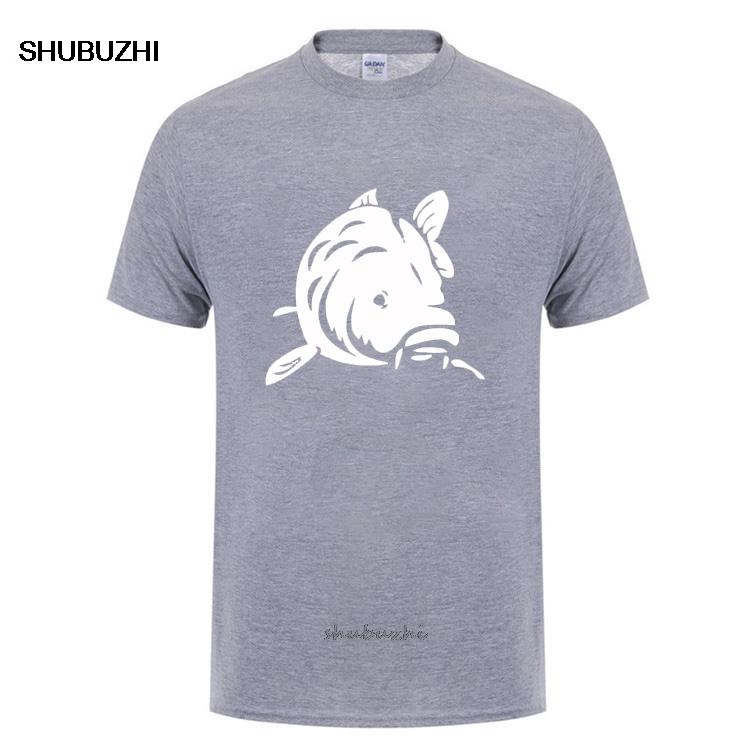 Carp T Shirts Funny Birthday Gift For Men Dad Father Husband Fishinger Fisherman Short Sleeve Round Neck Cotton T-Shirt