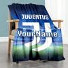 Juventus Personalized Text Blanket Gift Personalized Blanket Warmthful Decor Versatile for Living Room Home Decor Sofa Bedding for All Occasions