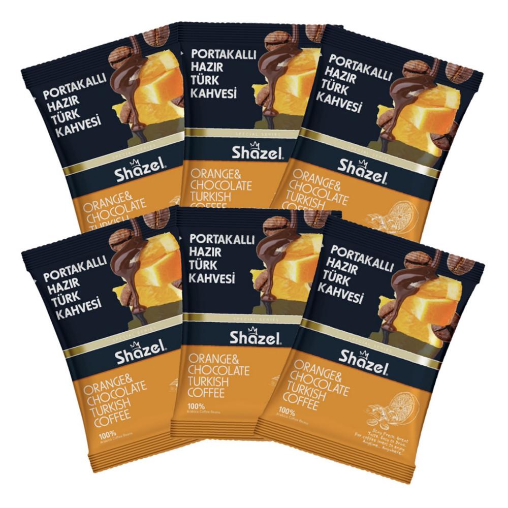 

Розчинна турецька кава Shazel з апельсином 100 гр х 6 шт