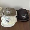Stickerei Warme Plüschmütze Kunstpelz Plüsch Baseballkappe Retro Ohrenschützer Mütze Outdoor