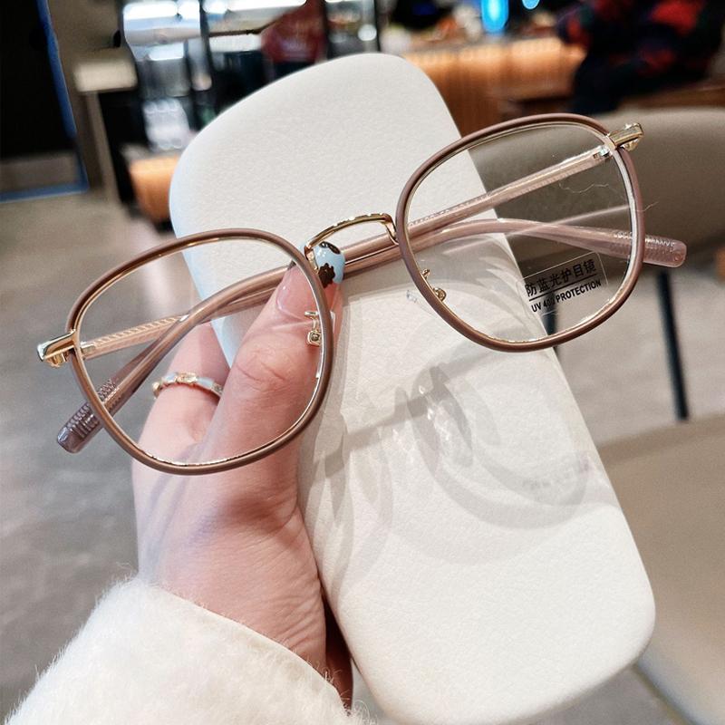 

Fashion Retro Square Women Glasses Frame Fashion Ultra Light Optical Prescription Eyeglasses Frames Men Clear Lens Eyewear