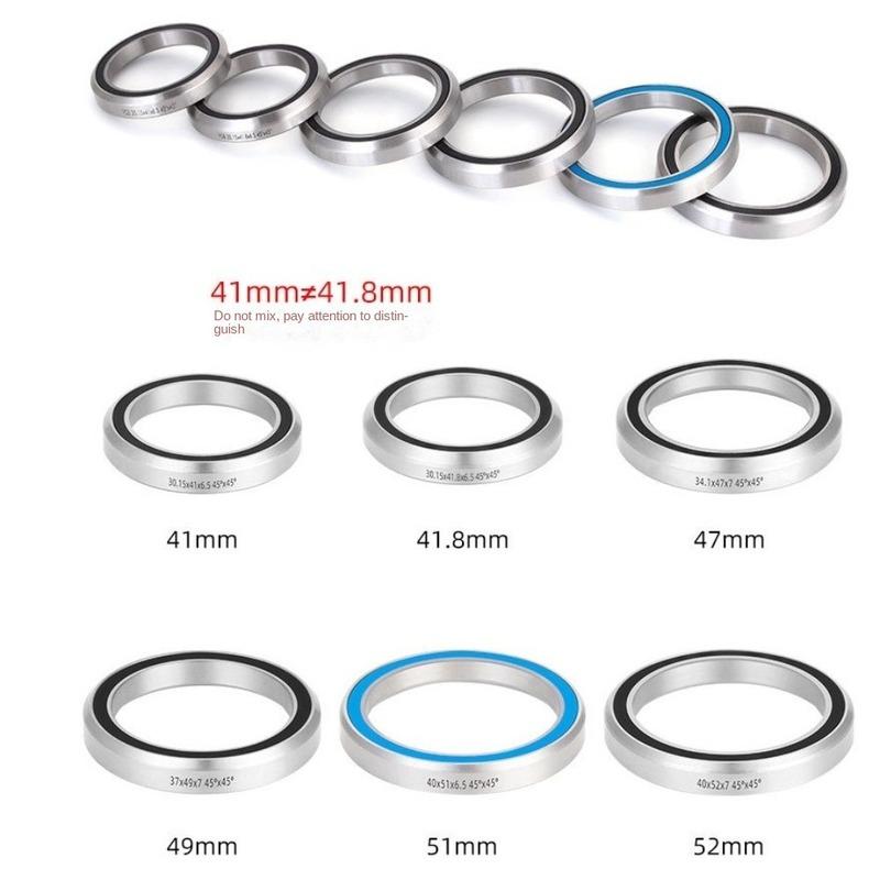 General Bike Headset Bearing Wear Resistance Steering Bearings Bicycle Headset Bearing Steel Cycling Bicycle Accessories