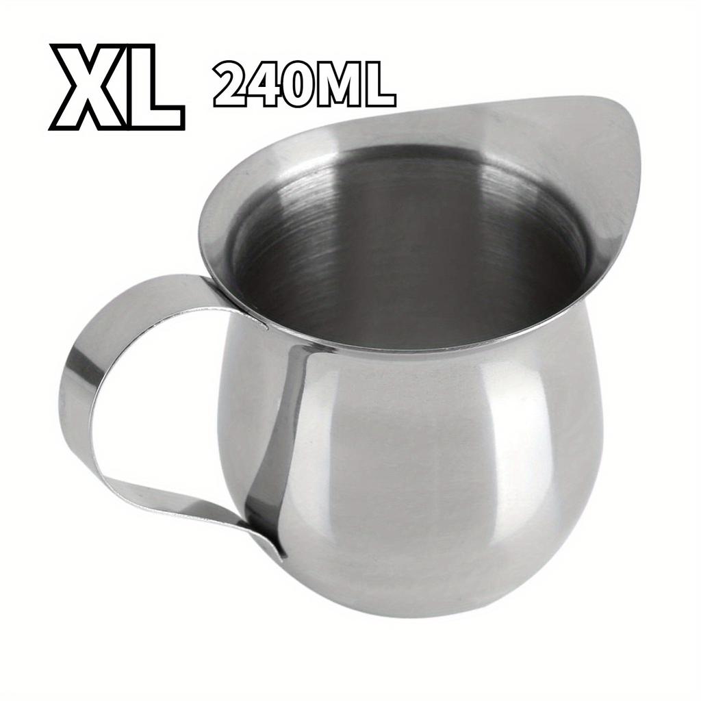 Milk Frothing Pitcher with Measurement Scale 350ml/500ml Coffee Latte Art Jug Creamer Cup for Espresso Cappuccino Barista Tools