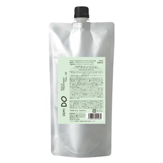 DEMI COSMETICS DEMI DO Scalp Shampoo TypeOS 500ml & Treatment TypeOS 500g Refill Set