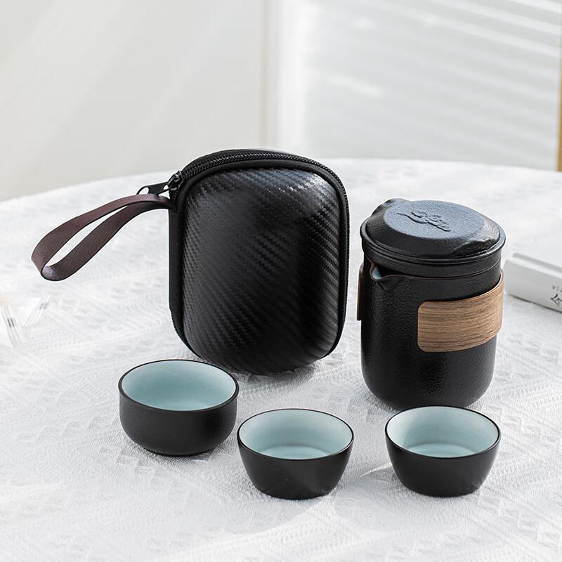 Jialang Celadon Glaze Travel Tea Set