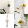 Plant Hanger Indoor Hanging Plant Basket Decorative Flowers Holder Stand for Indoor Outdoor Home Hanging Decorations