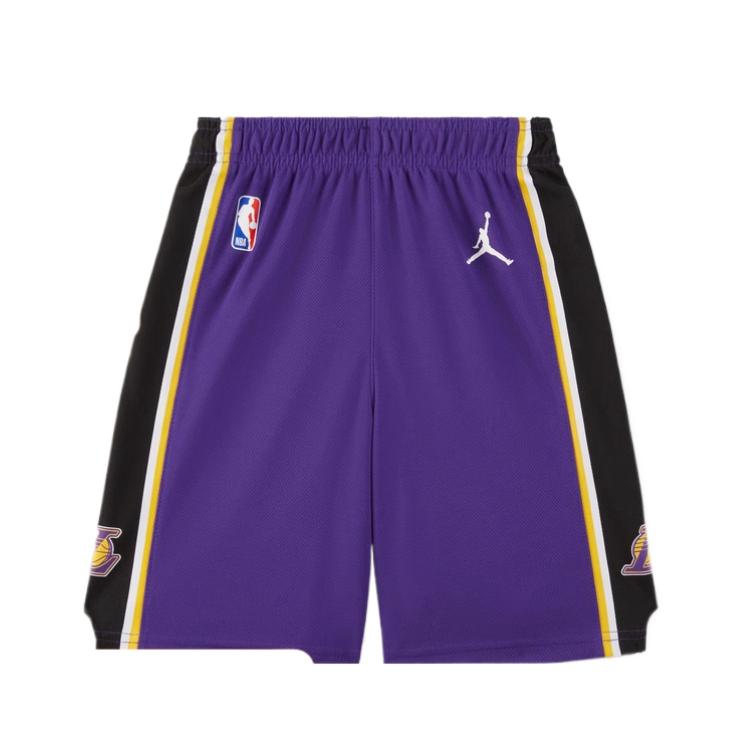 Jordan Los Angeles Lakers Soft Comfortable Stylish Shorts Kids shorts Lavender FB0794-547