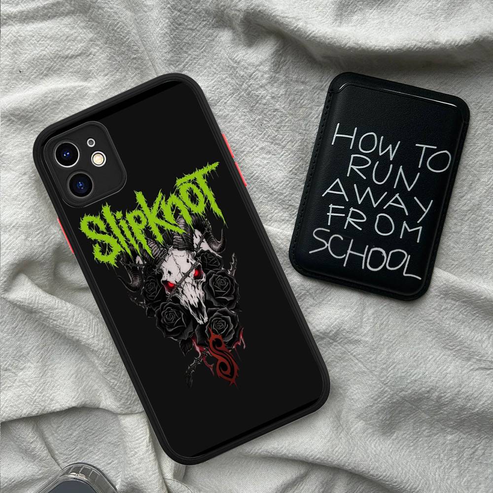 S-Slipknot Rock Matte Protective Case For IPhone 16 15 14 13 12 11 Pro Max X XS MAX Protection Case