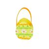 Portable Colorful Easter Felt Basket Cartoon with Handle Chicken Tote Bag Cute Rabbit Egg Basket for Home Decoration