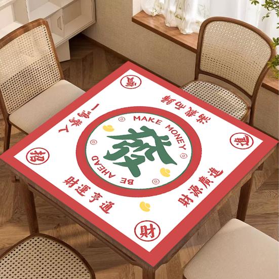 Mahjong Table Mat Poker Domino Mahjong Tile Card Board Game Anti-slip