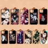 Enmu Demon Slayer Anime Phone Case for iPhone 11 12 13 Mini Pro XS MAX 8 7 6 6S Plus X 5S SE 2020 XR Cover