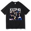 KARMA 2026 New Model Music Festival Fashion Mens and Womens Universal ShortSleeved Printed TShirt Streetwear