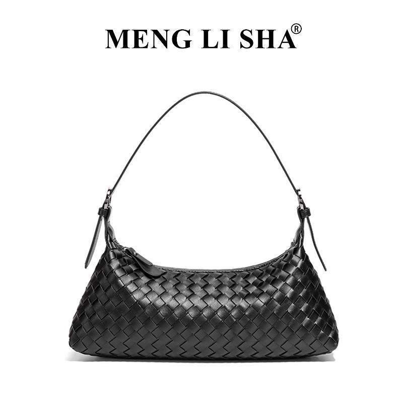 New hand-woven dumpling bag casual versatile handbag commuter shoulder crossbody baguette bag
