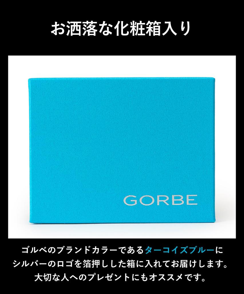 GORBE Smart Key Case, Italian Leather (Dark Navy)