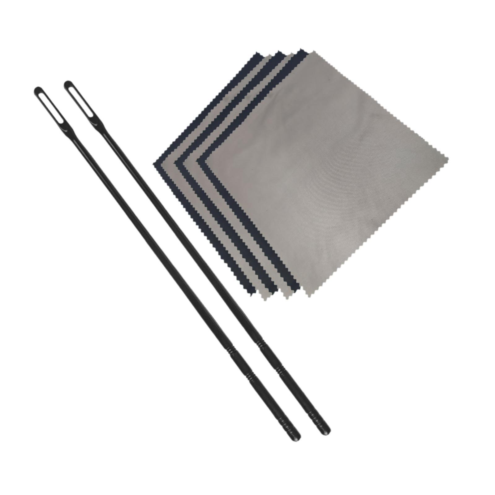 

Flute Cleaning Kit Maintenance Tools Wind Instrument Supplies Professional Cloth Swab Cleaning Stick Easy to Use Practical