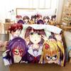 Anime Saekano How to Raise a Boring Girlfriend Bedding Set Duvet Cover Sheet Printed Bed Set Pillowcase Bed Comforter Bedroom