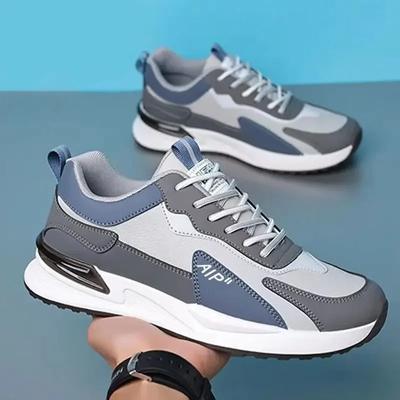 High Quality Men's Sneakers PU Leather Deodorant Soft Sole Men Casual Shoes New Comfortable Wear-resistant Man Vulcanized Shoes
