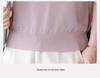Mother's Day Loose Summer Knit T-Shirt for Middle-Aged and Elderly Women