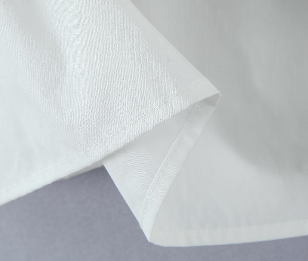 Autumn 2025 White Lace Large Lapel Loose Women's Shirt - European & American Style