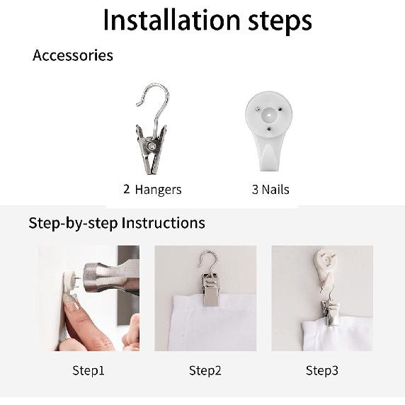 Tapzen Mountain Forest Tapestry - Boho Landscape Moon Stars Wall Hanging for Bedroom, Living Room, Classroom, Dorm (40 x 30 inches)