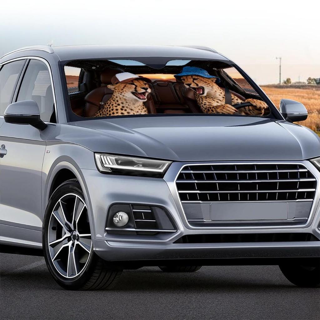 Creative Summer Aluminum Foil Car Windshield Sunshade