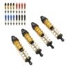 4Pcs RC Shock Absorber for SCX10 Replacement Front Rear RC Shock Absorber Spring Damper for 1/10 RC