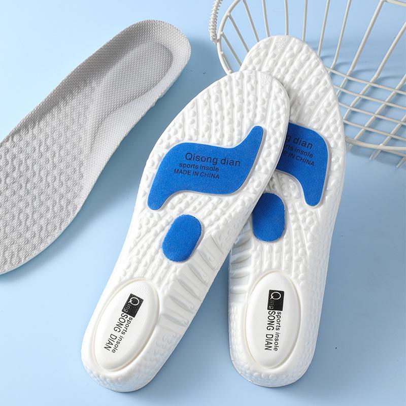 Boost Hochelastische Stoßdämpfende Einlegesohlen - Atmungsaktiv und Bequem für Sommersport.