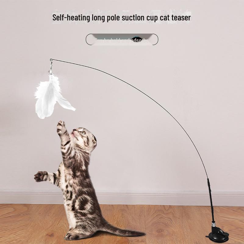Jouet pour chat à ventouse puissante avec conception Hi-Wire