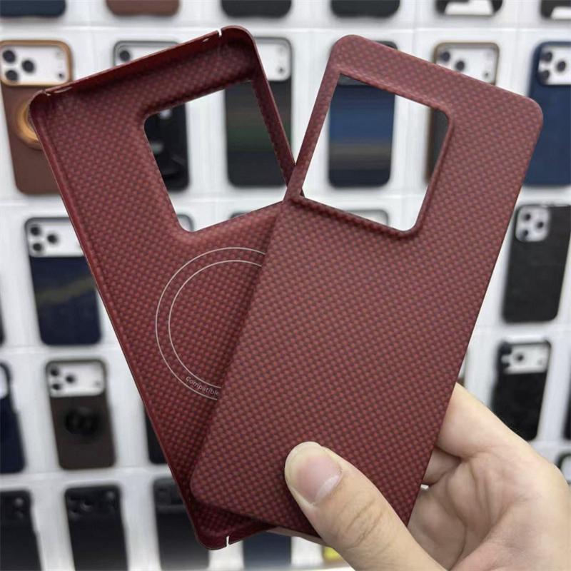 Für Sony Xperia 1 VIII Hülle Aramid Kohlefaser Für MagSafe Magnetische Hülle Dünne Carbon-Abdeckung Schale