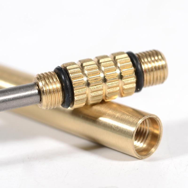 Portable Multifunctional  Titanium Alloy Toothpicks Pocket Toothpick Holder Fruit Fork Outdoor Picnic Camping