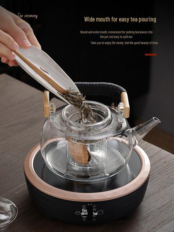 ZISIZ Glass Boiling Teapot