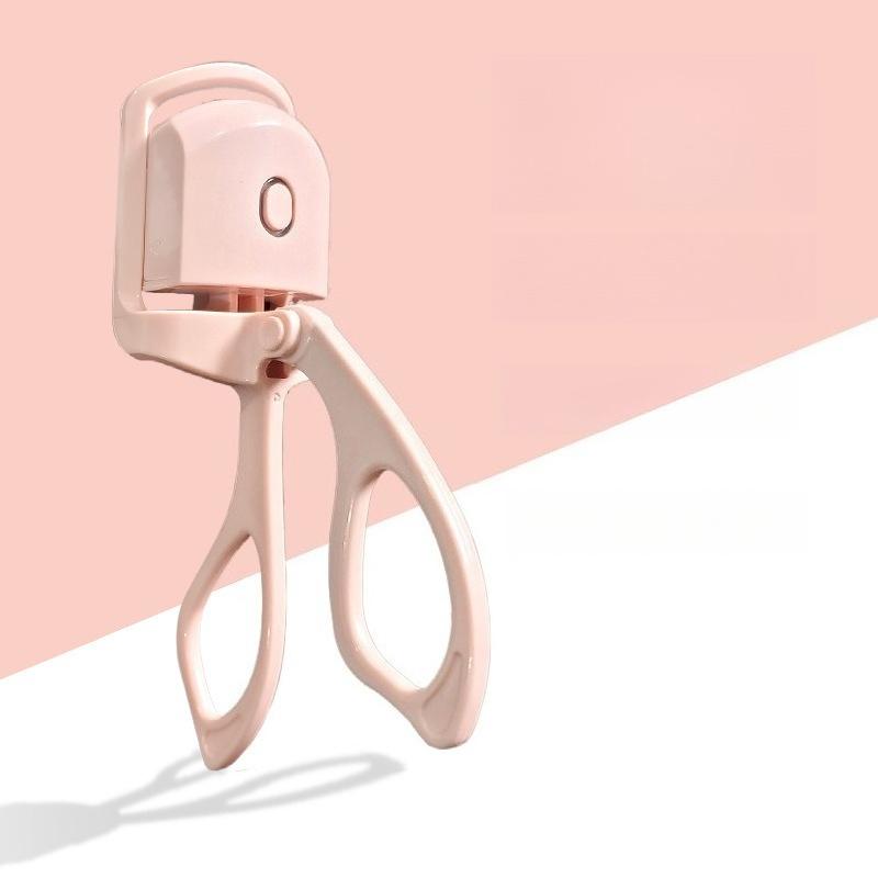 

1Pc Electric Eyelash Curler with Heating Function, Long-Lasting Setting, Rechargeable розовый