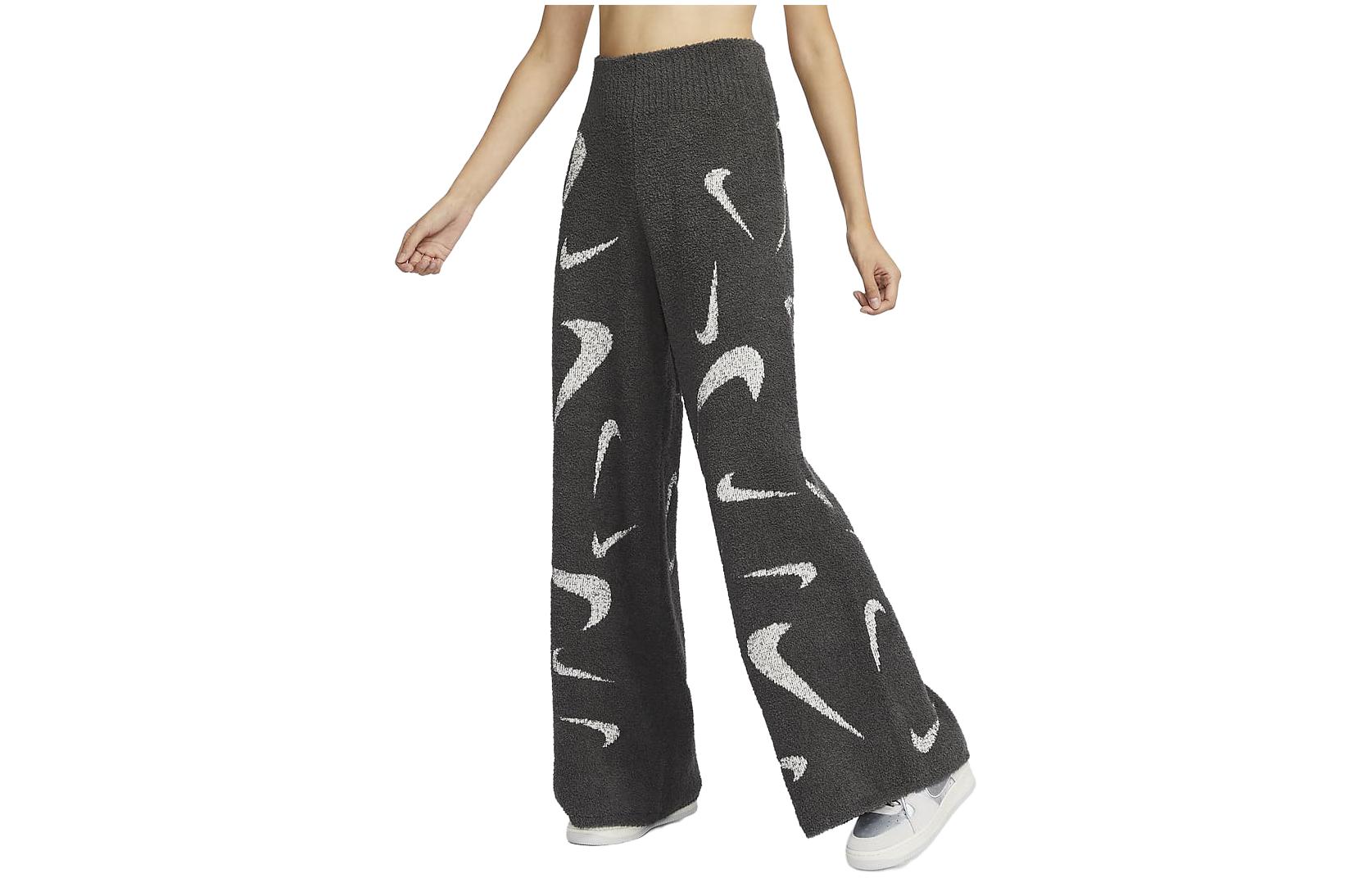 Nike Sportswear Phoenix Cozy Bouclé Casual Pants Women s Medium Gray FD4289-254 L
