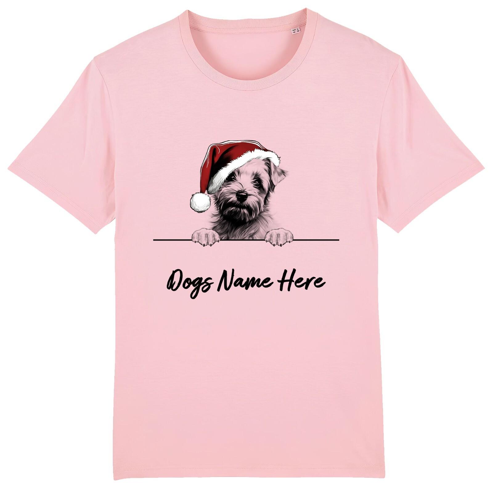 NORFOLK TERRIER Personalised Christmas Dog T-Shirt Mens Womens Tees Top Mens Womens Dogs Name 4XL