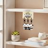 Cartoon Magnetic Snap Keychain Panda Magnetic Keychain Portable Keychain Sets  Bags
