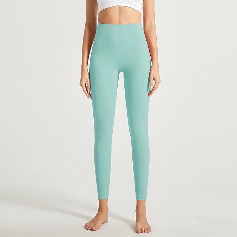 Fitness Cloud Feeling Super Soft Hip Lift Women's High Waist Elastic Nude Feeling Sports Running Yoga Clothes Trousers