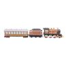 Windup Train Toy Tinplate Handmade Decorative Train Model for Bar Stores Home Decor Photo Props